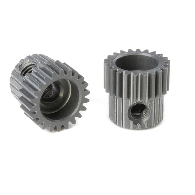 Team Corally - 64 DP Pinion - Short - Hard Anodised AL7075 - 22 Teeth - Shaft Dia. 3.17mm