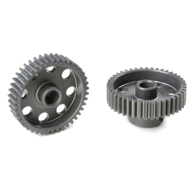 Team Corally - 64 DP Pinion - Short - Hard Anodised AL7075 - 42 Teeth - Shaft Dia. 3.17mm