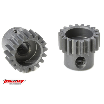 Team Corally - 48 DP Pinion - Short - Hard Anodised AL7075 - 18 Teeth - Shaft Dia. 3.17mm
