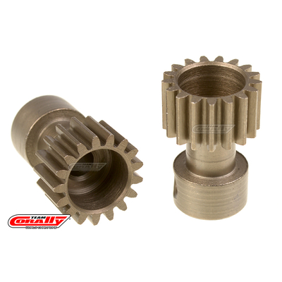 Team Corally - 48 DP Pinion  Long Boss  Hardened Steel  17 Teeth - ø3.17mm