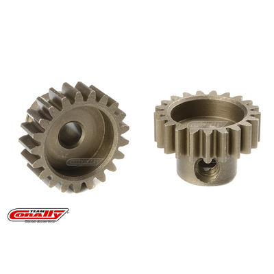 Team Corally - M0.6 Pinion - Short - Hardened Steel - 21 Teeth - Shaft Dia. 3.17mm