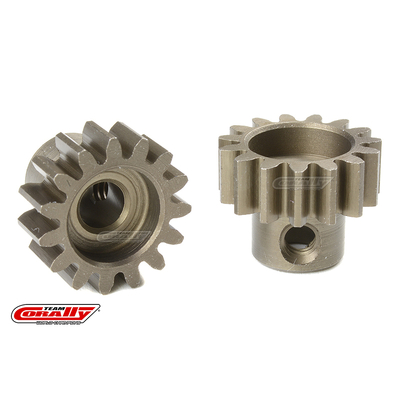 Team Corally - M1.0 Pinion - Short - Hardened Steel - 15 Teeth - Shaft Dia. 5mm