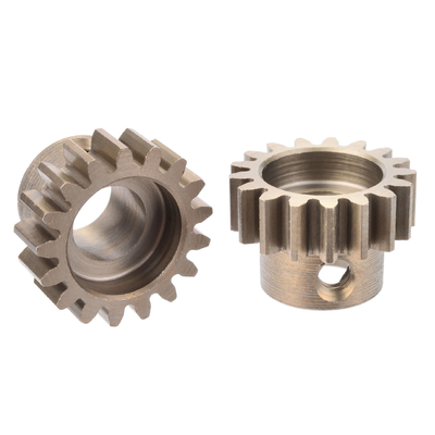Team Corally - M1.0 Pinion  Short Wide Teeth  Hardened Steel - 17 Teeth - Shaft Dia. 8mm