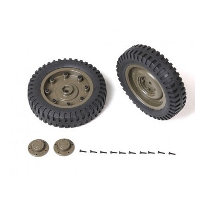 1:6 1941 MB SCALER  REAR WHEELS ASSEMBLY (1 Pair) 1941 MB Scaler