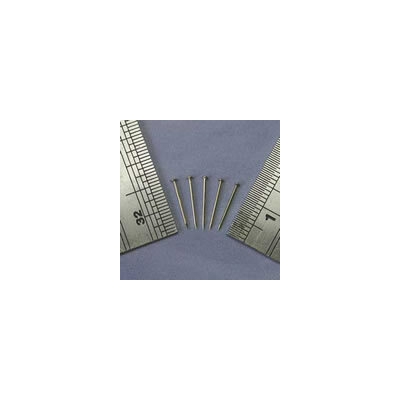 Brass Dome Head Pin, 0.7 x 10mm