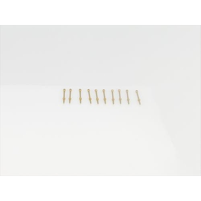1 Hole Stanchion, Brass 10mm