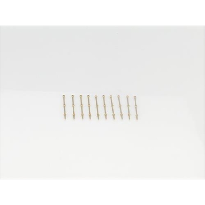 2 Hole Stanchion, Brass 10mm