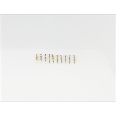 3 Hole Stanchion, Brass 10mm