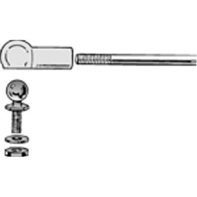 DUBRO 181 2-56 THREADED BALL LINK (1 PC PER PACK)
