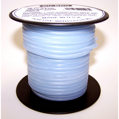 DUBRO 196 BLUE SILICONE TUBING, SMALL (1 METER)