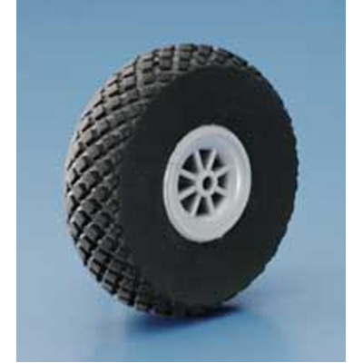 DUBRO 250DL 2-1/2in DIAMOND LITE WHEELS (64MM)  (1 PAIR PER CARD)