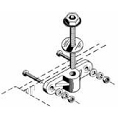 DUBRO 256 NYLON WING MOUNTING KIT (1 PC PER PACK)