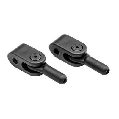 DUBRO 3366 HEAVY DUTY CLEVIS W/ (2) 4-40 BALL LINK (10-32) - 2/PKG