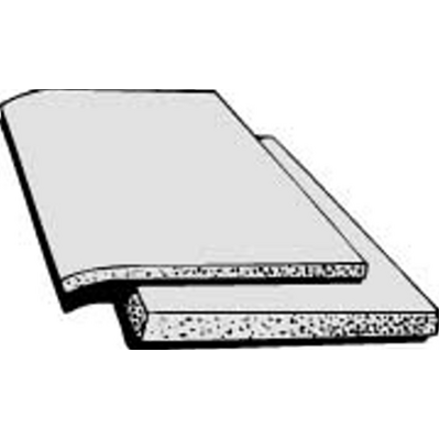 DUBRO 514 1/2in R/C PROTECTIVE FOAM RUBBER (1 PC PER PACK)