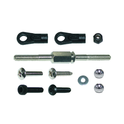 GV DR1302 STEERING SERVO ROD SET 3X46MM