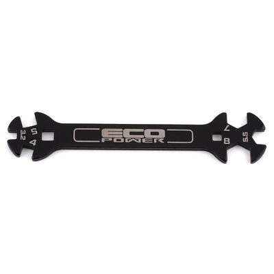 EcoPower Steel Turnbuckle Box Wrench (3.2, 4, 5, 5.5, 7 & 8mm)
