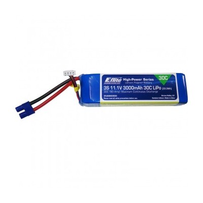 Eflite 3000mAh 3S 11.1V 30C LiPo EC3
