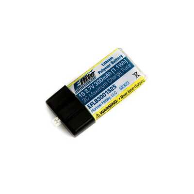 E-FLITE 300MAH 1S 3.7V 25C LIPO BATTERY