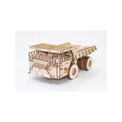 Model with rubber band engine, opening body and doors, visual engine system