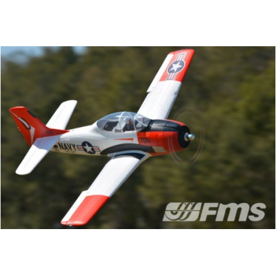 T-28D Trojan V4 1400mm Red PNP