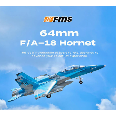 FMS EDF Jet 64mm F/A-18 Hornet PNP