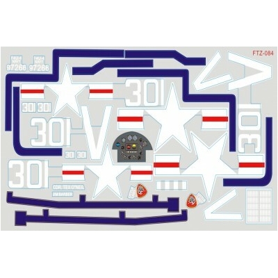 ####Sticker F4U 1700mm Blue (USE FMSEF121)