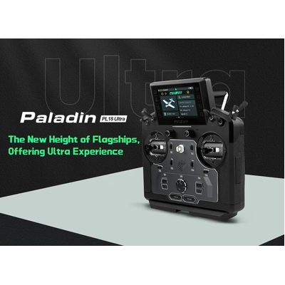 FLYSKY PL18 Ultra Paladin 18CH Radio Remote Controller 3.5-inch IPS Touch Screen Compatible with AFHDS 3 Protocol Receiver for RC Car Boat Airplane Ai