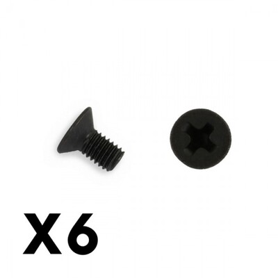 Flat Head Self Tapping Screw M3x10 (12)