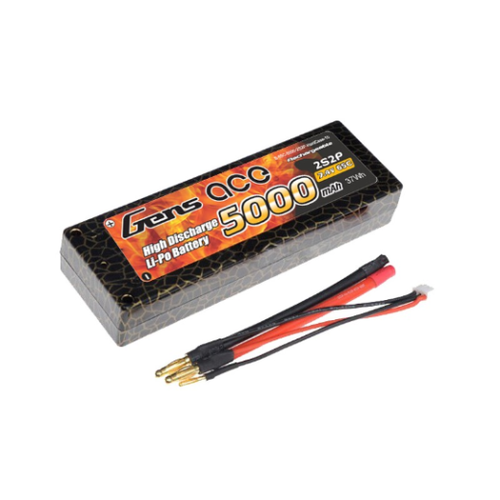 GENSACE 7.4V 5000MAH 65C HARD CASE LIPO