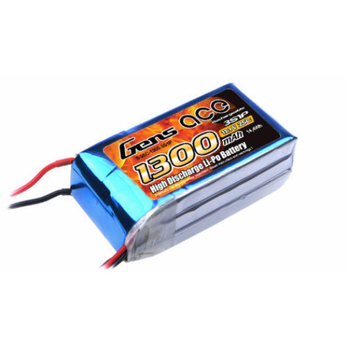 GENS ACE 1300MAH 25C 11.1V SOFT CASE