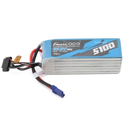 Gens Ace G-Tech Smart 6S LiPo Battery 80C (22.2V/5100mAh)