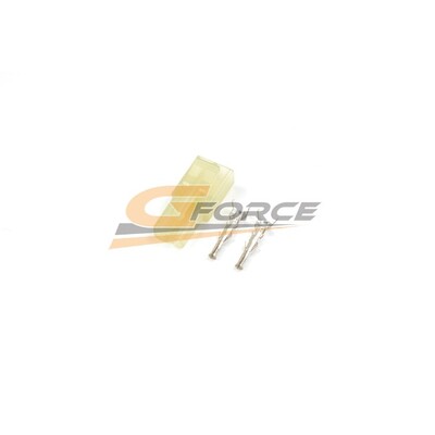 G FORCE MINI TAMIYA CONNECTOR W/GOLD PLATED PINS MALE (4PCS)