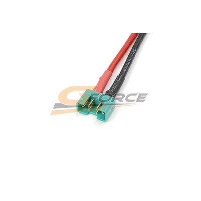 G FORCE MPX GOLD CONNECTOR FEMALE 14AWG 10CM (1PC)