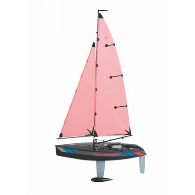 Sailing Boat Racing Micro Magic, Carbon-Optics, Kit By Graupner 