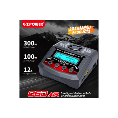 G.T. Power C6D Air 100W AC/DC 12A Intelligent Charger Discharger