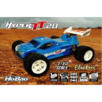 1/10 HYPER TT 2.0 PRO ELECTRIC TRUCK RTR- BLUE BODY W/ 60A ESC, 3900KV MOTOR, 18kg SERVO, 2.4GRC