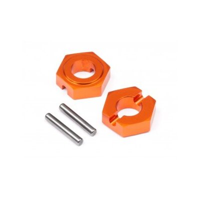 HB Aluminium Hex Hub 9.8mm (Front/2pcs)