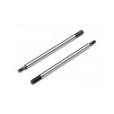 HB Shock Shaft 3x100mm (Rear/Silver/2pcs)