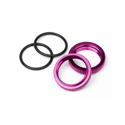 HB Big Bore Shock Spring Adjust Nut (2pcs)