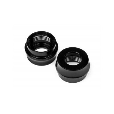 HB Big Bore Shock Bottom Cap (Black/2pcs)