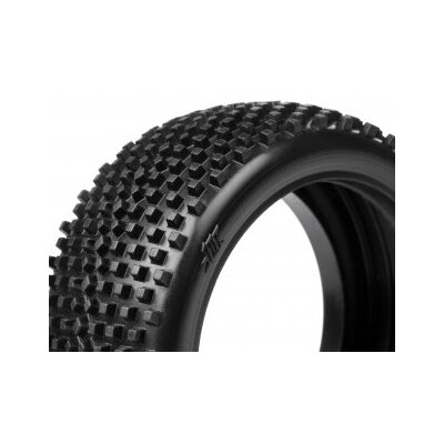 HB Block Tire (White/ 1/8 Buggy/2pcs)