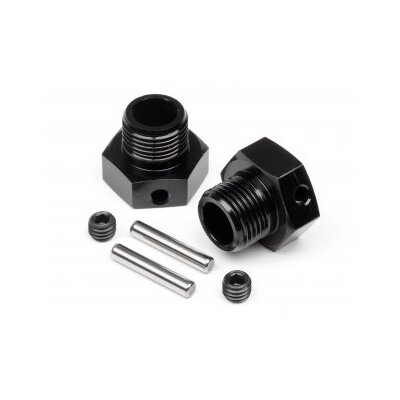HB Wheel Hex Hub 6.7mm (2pcs/Black)