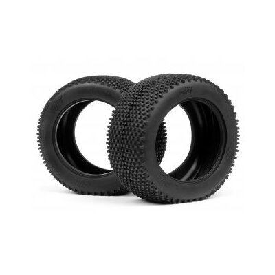 HB Block Tire (Red/Truggy/2pcs)