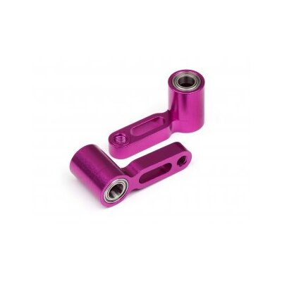 HB Steering Arm +2mm (Purple/2pcs)