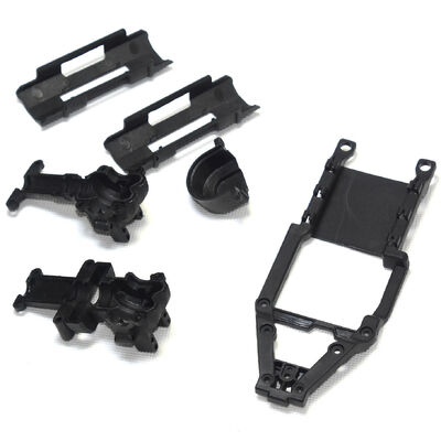 GEAR BOX HOUSING+ UPPER DECK+ BATTERY COVER