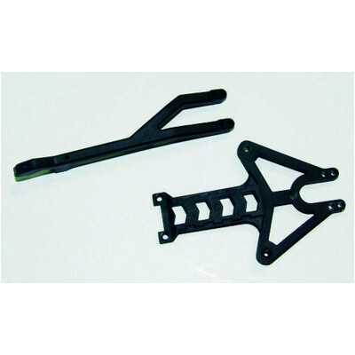 HAIBOXING 69512R SUSPENSION ARMS (LOWER REAR)+SHOCK RETAINERS