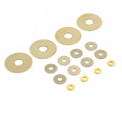 DIFF SHIMS A (?6.2*20.5*0.3) 4P  B (?3*9.5*0.3) 8P  C (?2.7*5.5*0.5) 4P