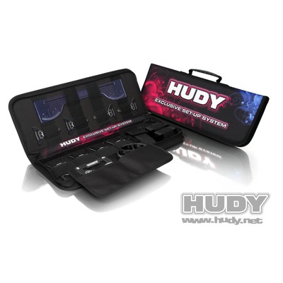 HUDY COMPLETE SET OF SET-UP TOOLS & CARRY BAG 1-8TH OFFROAD - HD108856
