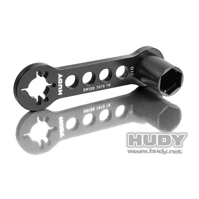 HUDY 1/8 OFF-ROAD FLYWHEEL/WHEEL NUT MULTI-TOOL - HD182015