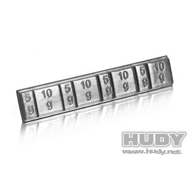 HUDY LEAD WEIGHTS 4X5G AND 4X10G WITH 3M GLUE - HD293080